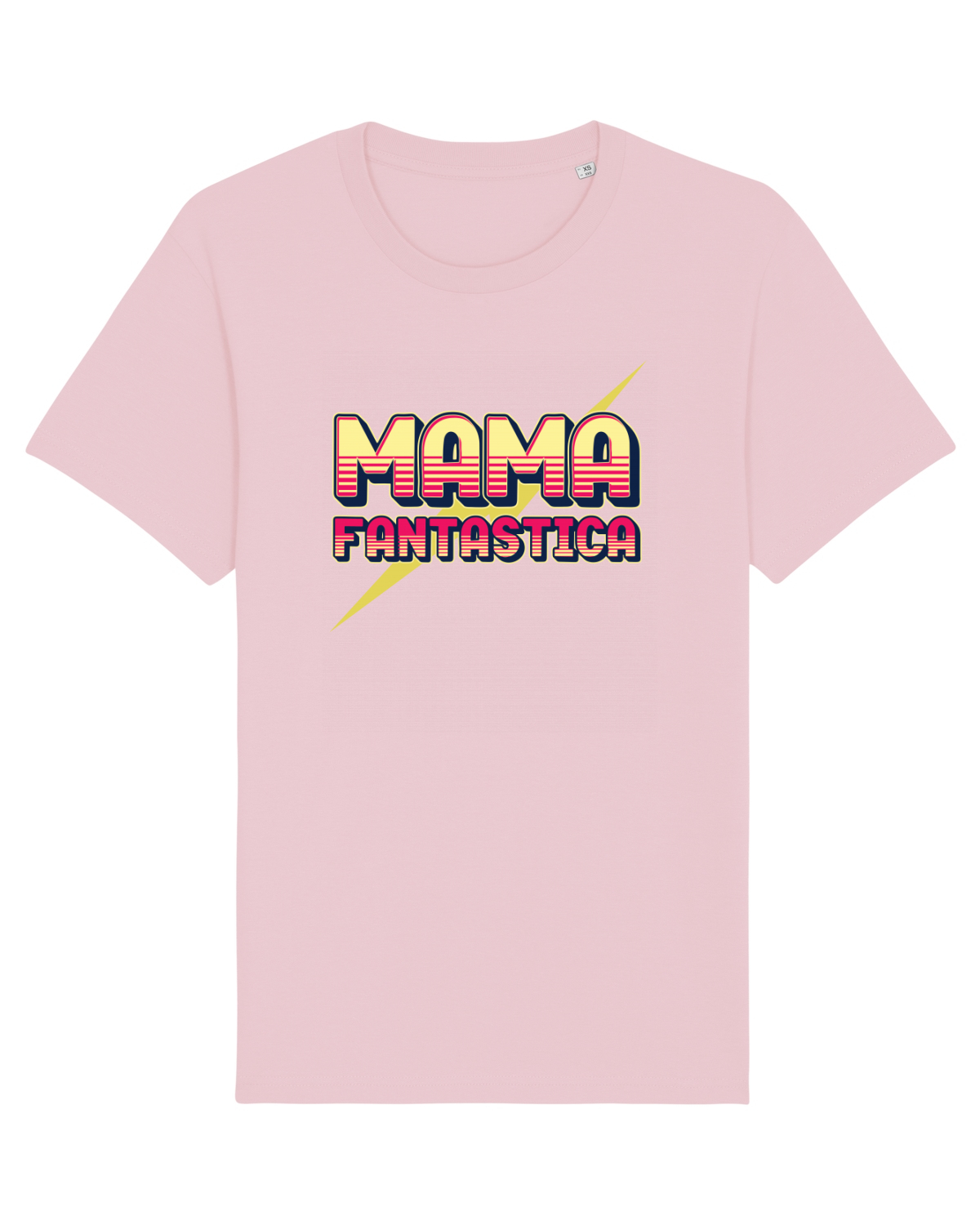 Tricou mânecă scurtă Unisex Rocker Cotton Pink