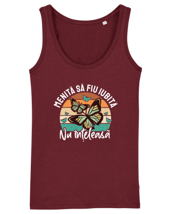 Menită să fiu iubită Burgundy