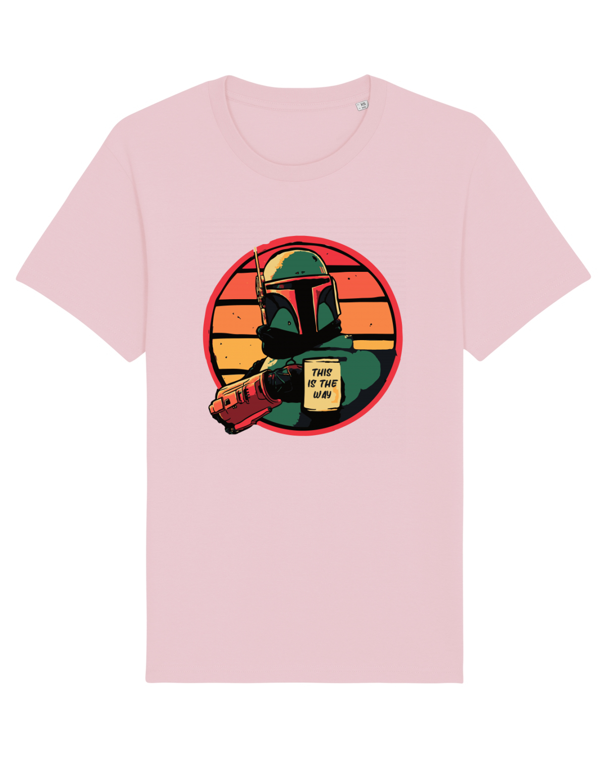 Tricou mânecă scurtă Unisex Rocker Cotton Pink