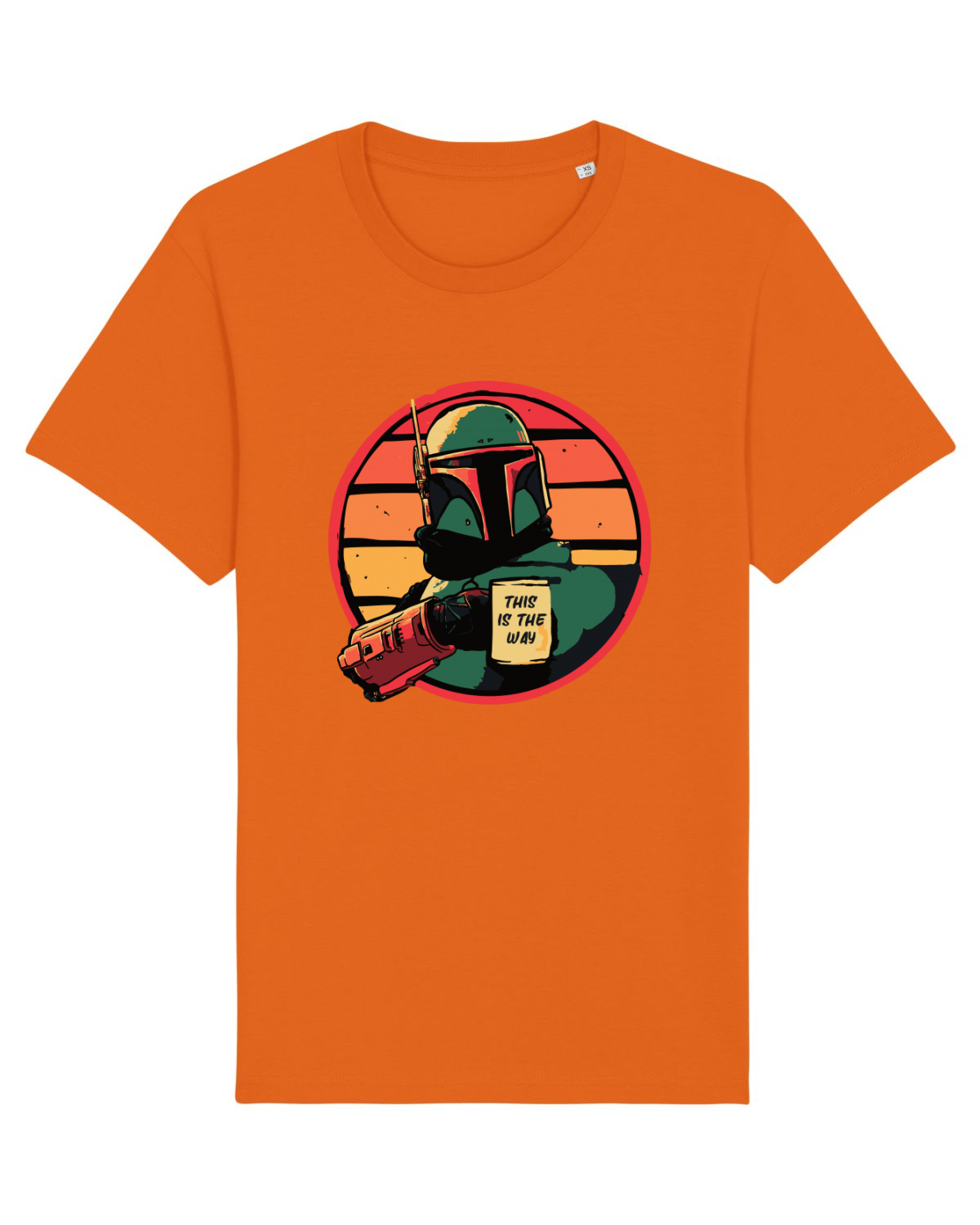Tricou mânecă scurtă Unisex Rocker Bright Orange