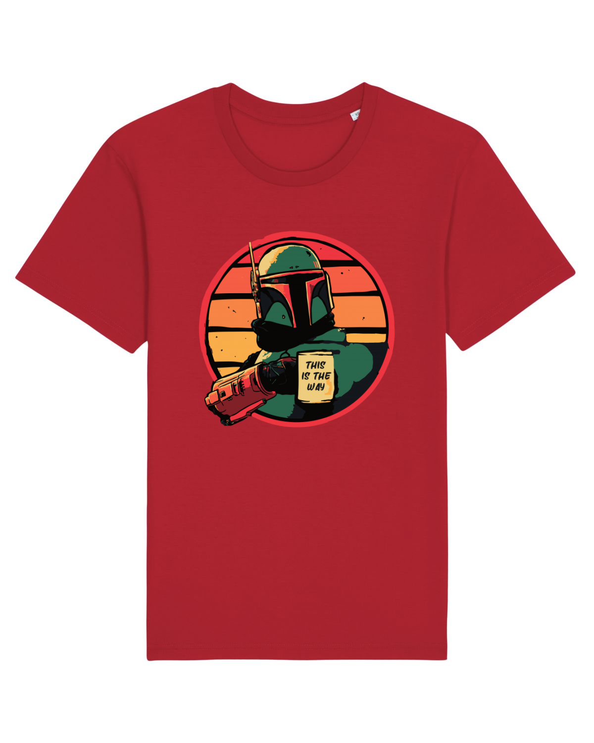 Tricou mânecă scurtă Unisex Rocker Red