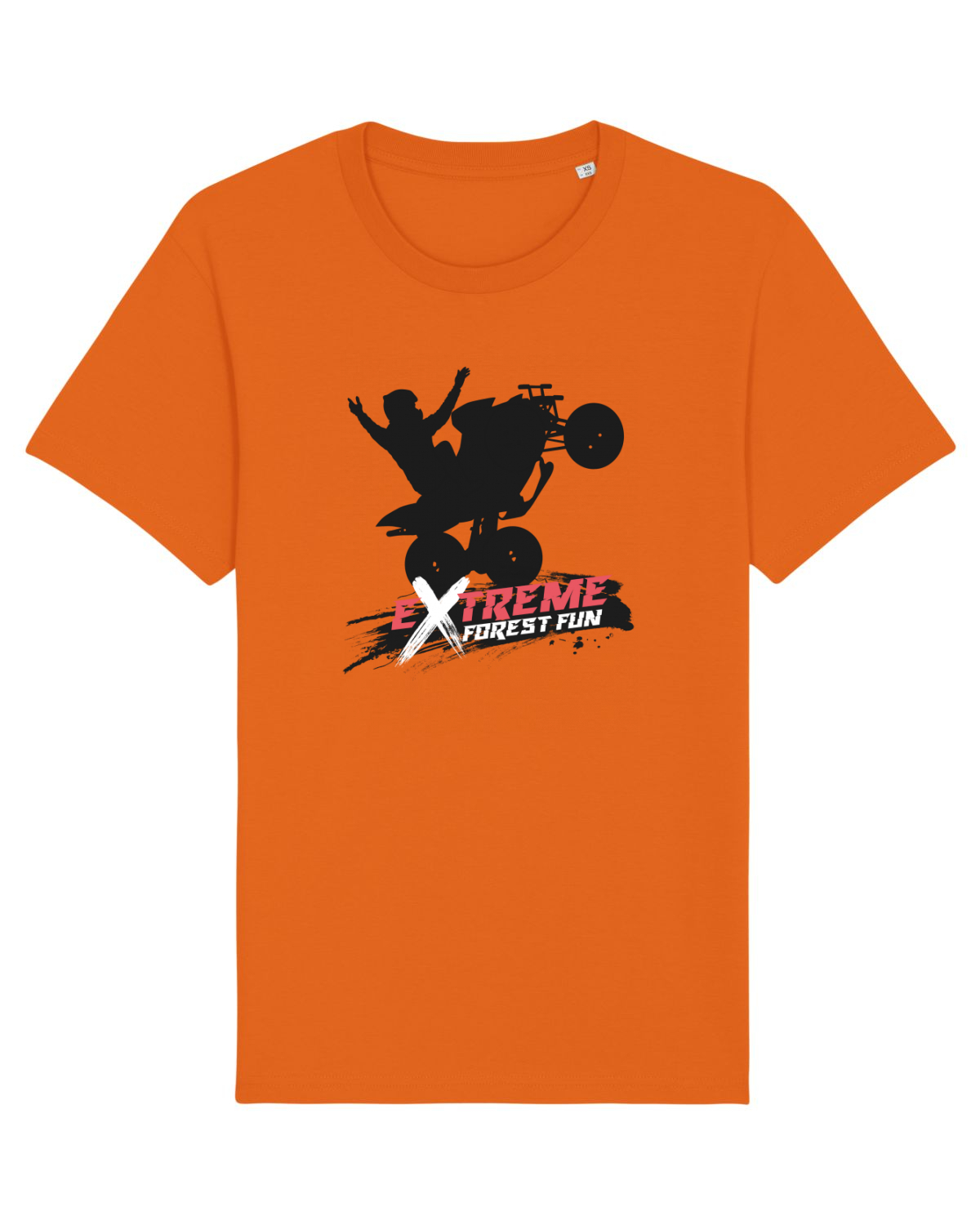 Tricou mânecă scurtă Unisex Rocker Bright Orange