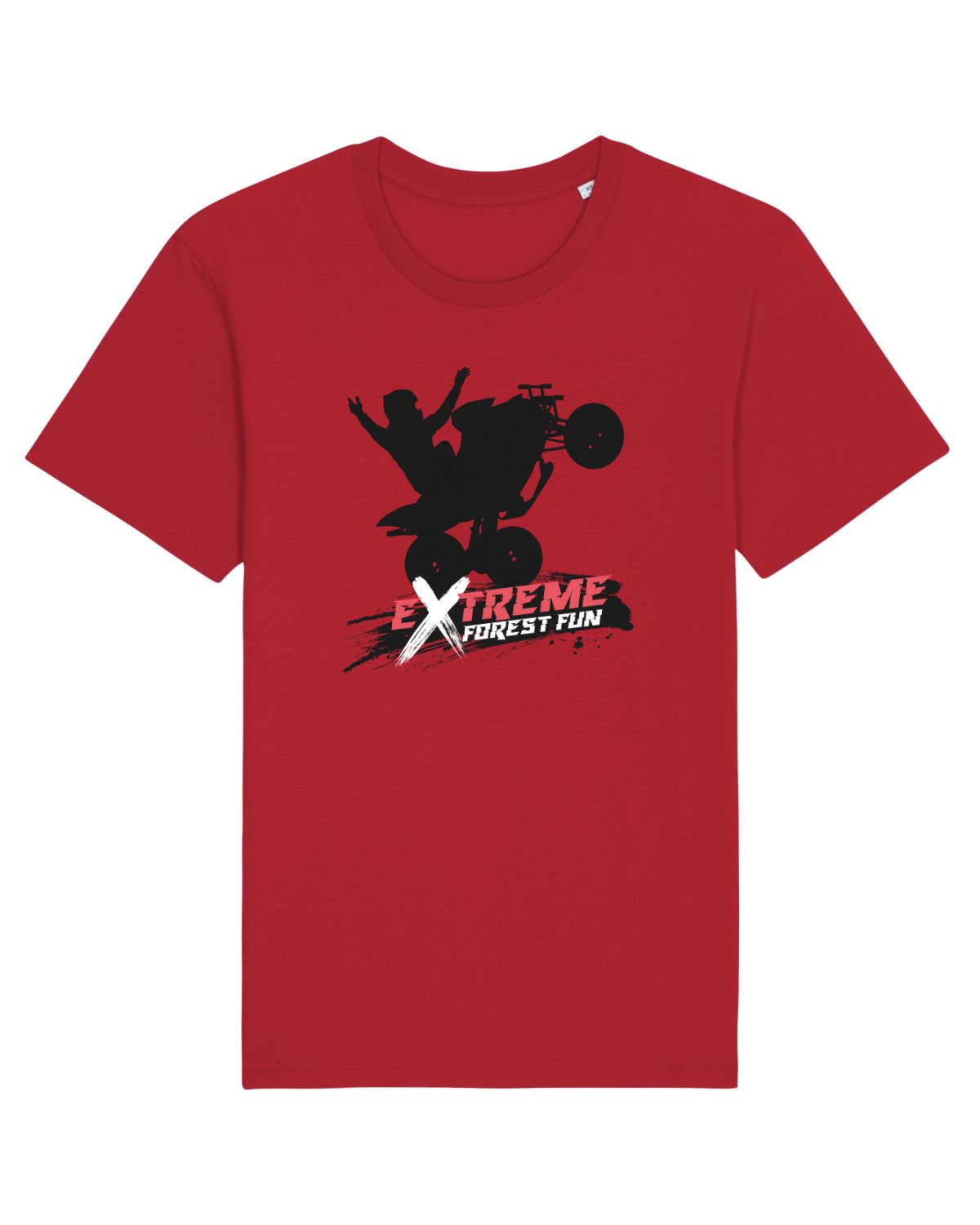 Tricou mânecă scurtă Unisex Rocker Red
