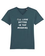 Look better in the morning Tricou mânecă scurtă guler V Bărbat Presenter