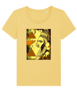 Africa Tricou mânecă scurtă guler larg fitted Damă Expresser