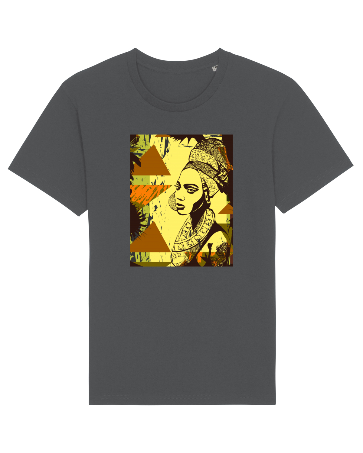 Tricou mânecă scurtă Unisex Rocker Anthracite