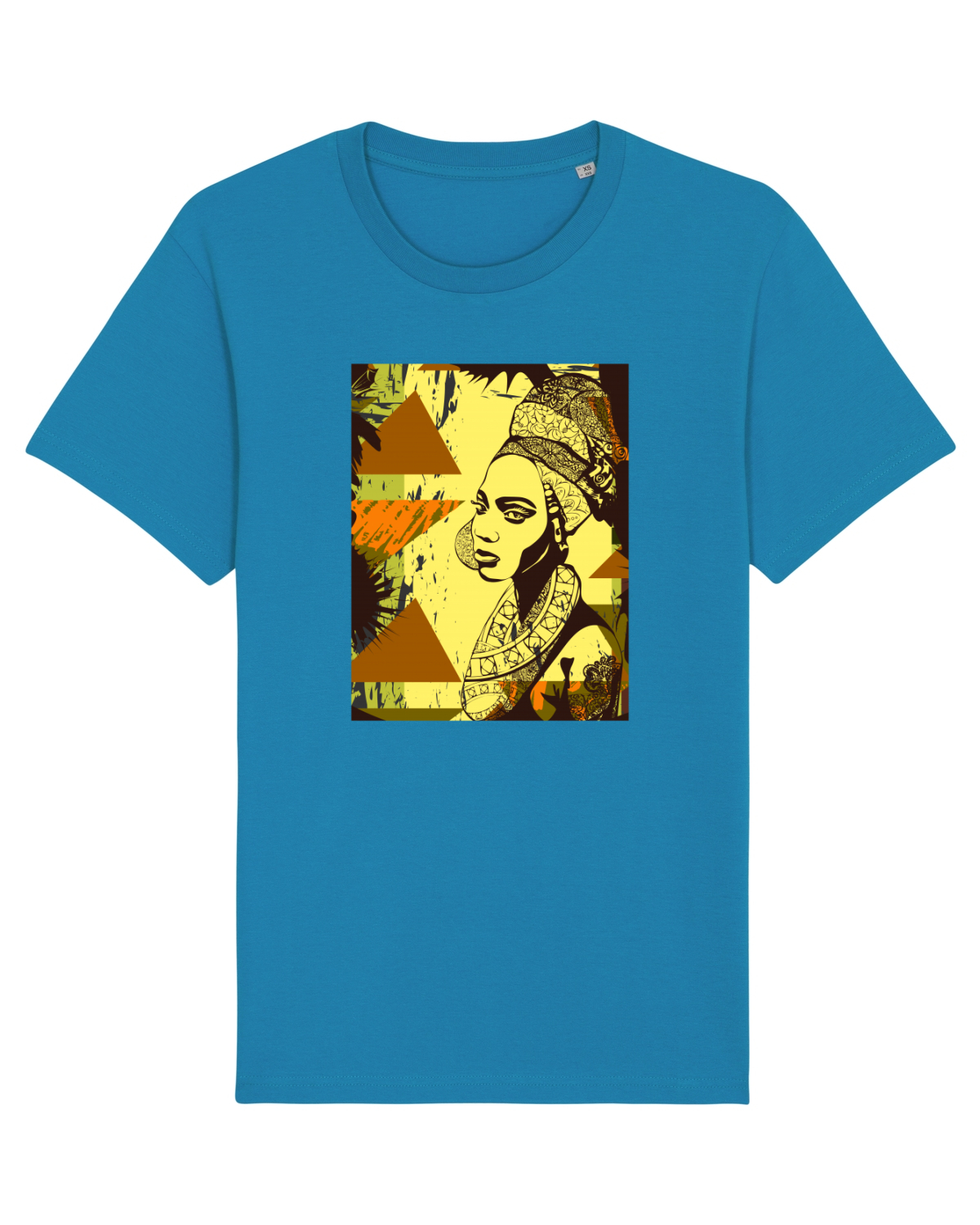 Tricou mânecă scurtă Unisex Rocker Azur