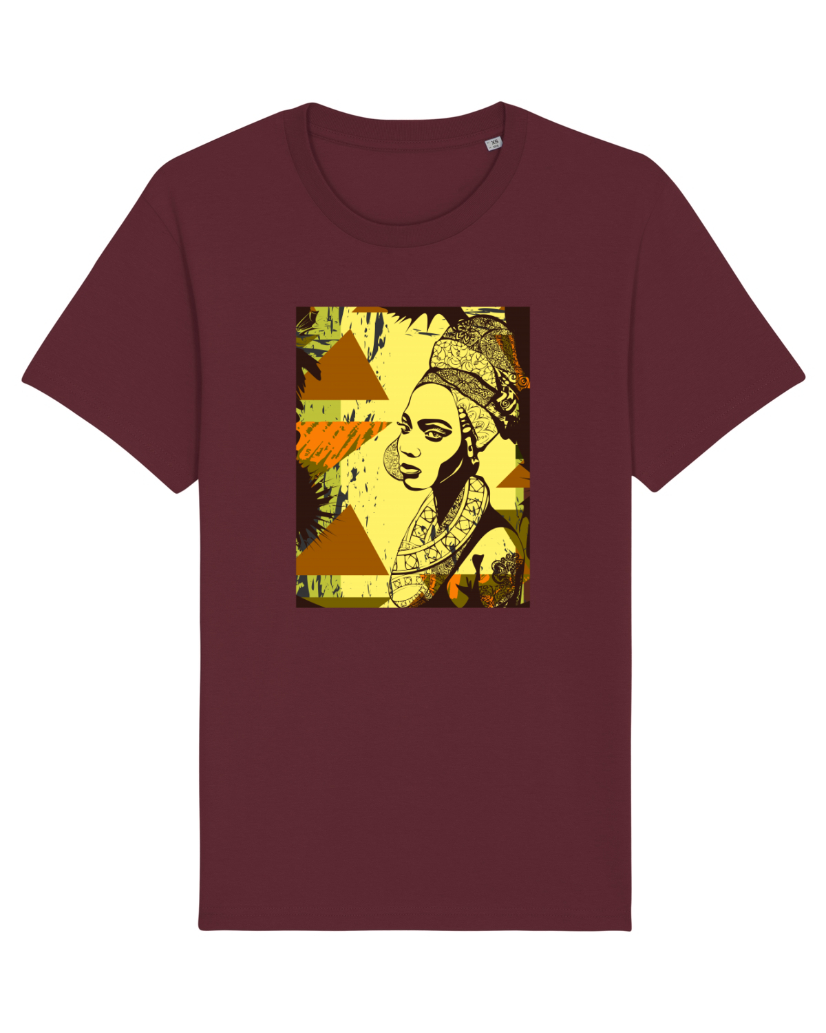 Tricou mânecă scurtă Unisex Rocker Burgundy