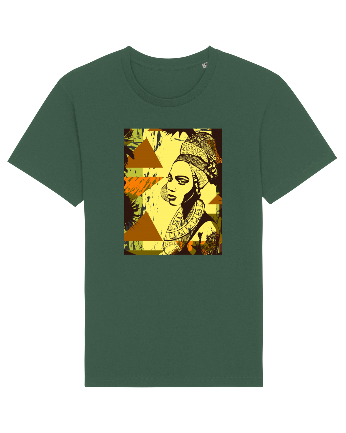 Tricou mânecă scurtă Unisex Rocker Bottle Green