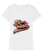 Di vina Tricou mânecă scurtă guler V Damă Evoker
