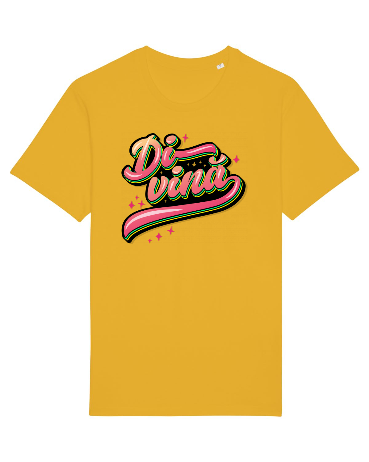 Tricou mânecă scurtă Unisex Rocker Spectra Yellow