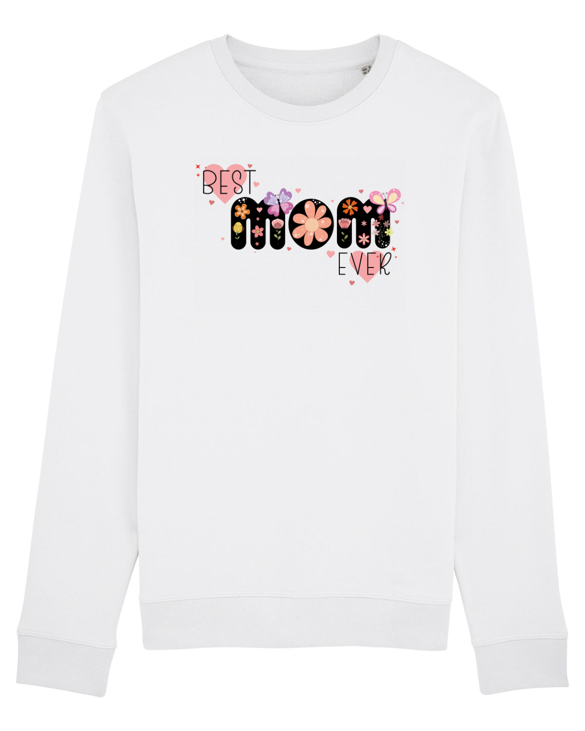 Bluză mânecă lungă Unisex Rise White