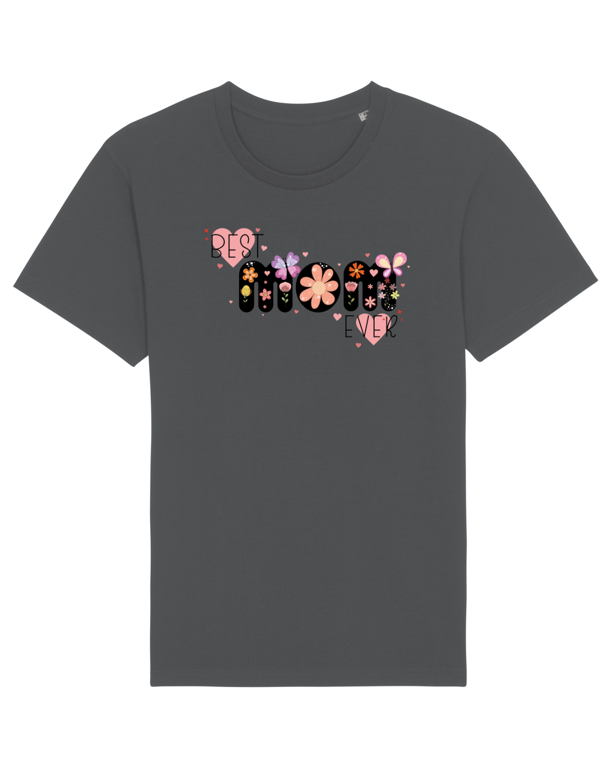 Tricou mânecă scurtă Unisex Rocker Anthracite