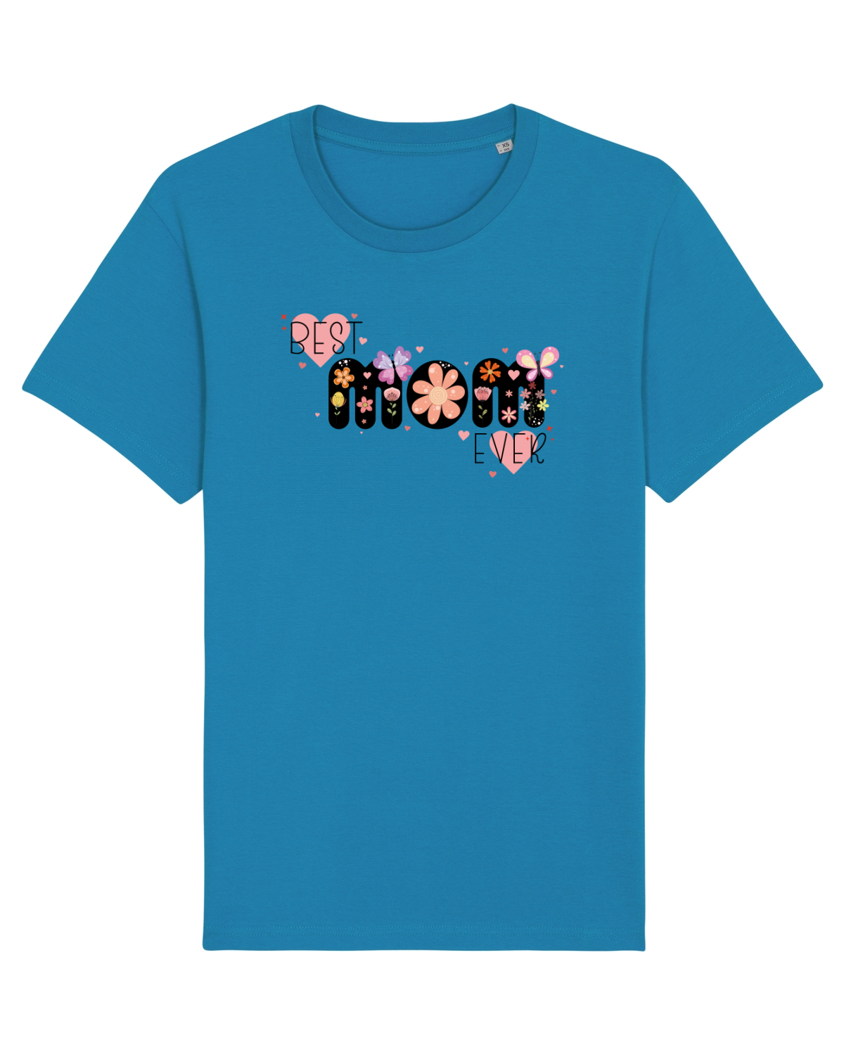Tricou mânecă scurtă Unisex Rocker Azur
