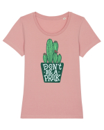 Don't Be A Prick Tricou mânecă scurtă guler larg fitted Damă Expresser