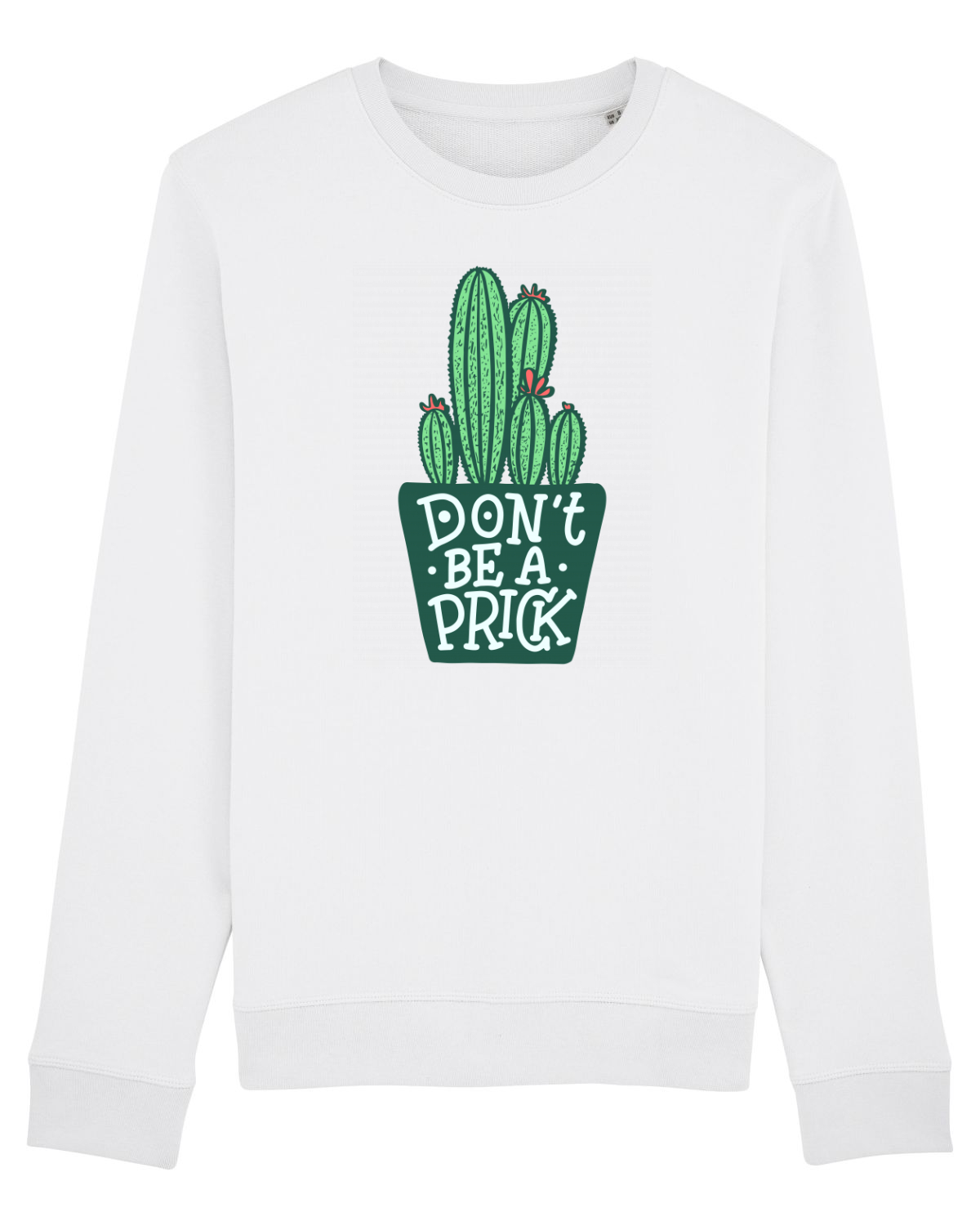 Bluză mânecă lungă Unisex Rise White