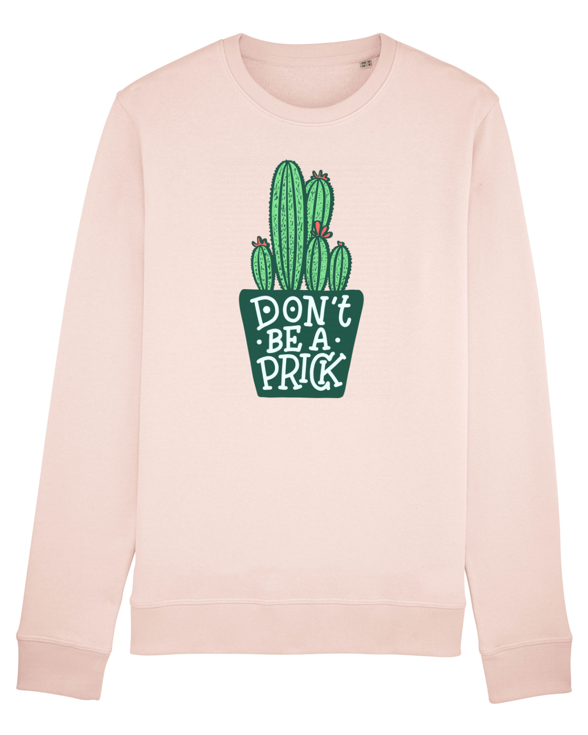 Bluză mânecă lungă Unisex Rise Candy Pink