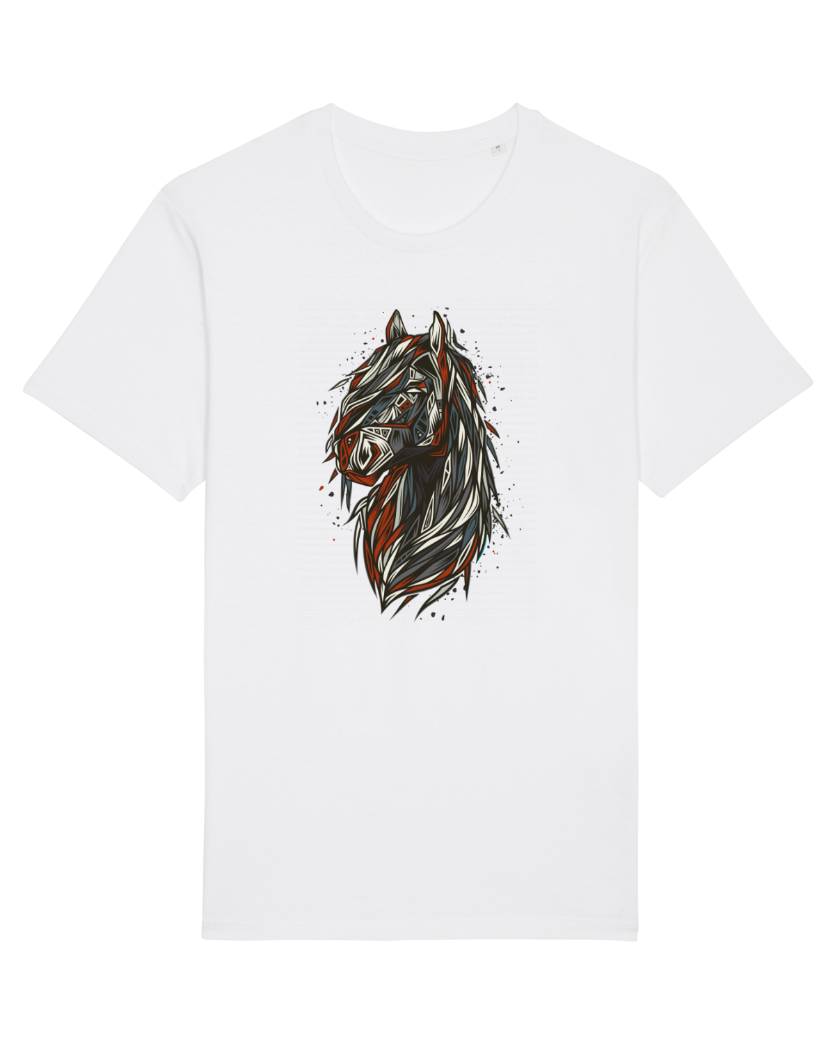 Tricou mânecă scurtă Unisex Rocker White