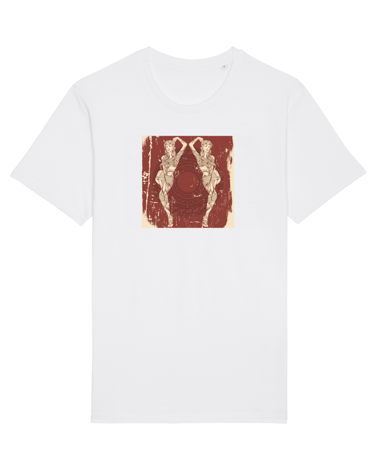 Tricou mânecă scurtă Unisex Rocker White