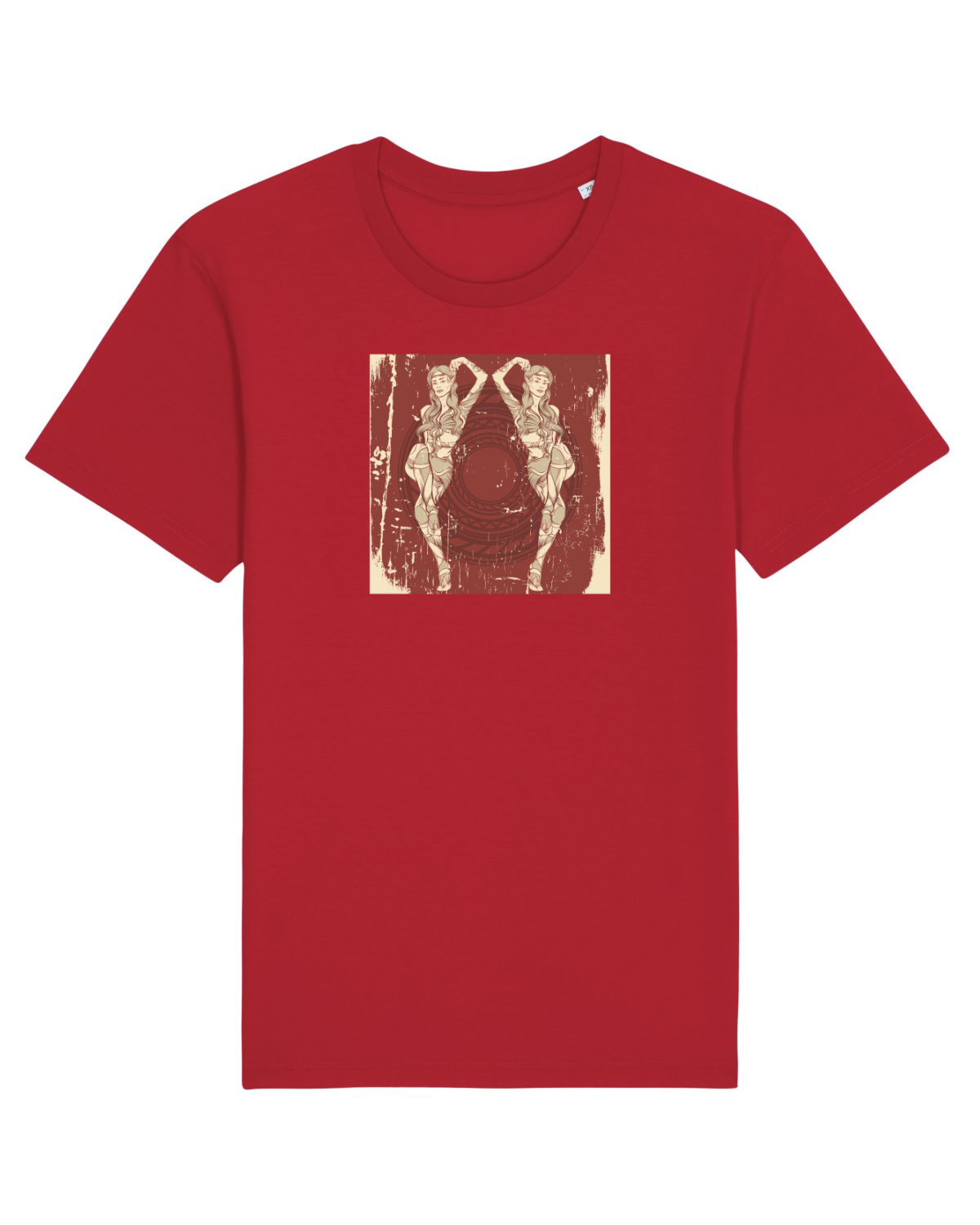 Tricou mânecă scurtă Unisex Rocker Red