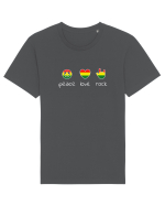 Peace, Rock, Love - Why Not? Tricou mânecă scurtă Unisex Rocker