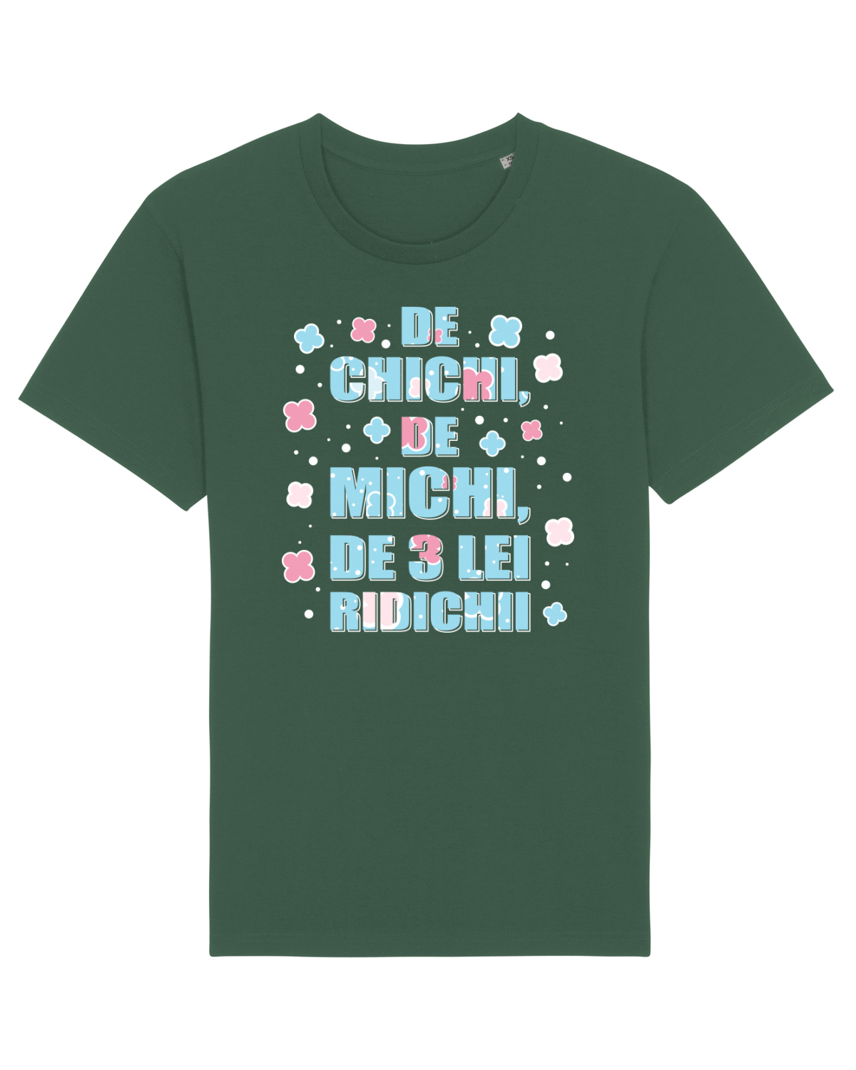 Tricou mânecă scurtă Unisex Rocker Bottle Green