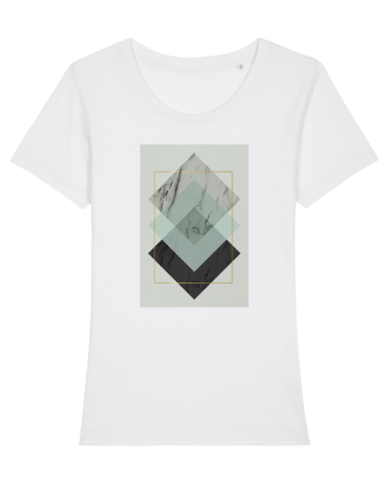Gold Rectangle White