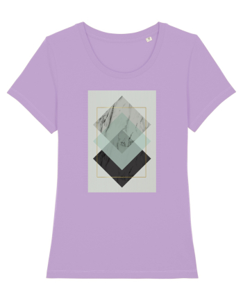 Gold Rectangle Lavender Dawn