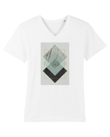 Gold Rectangle White