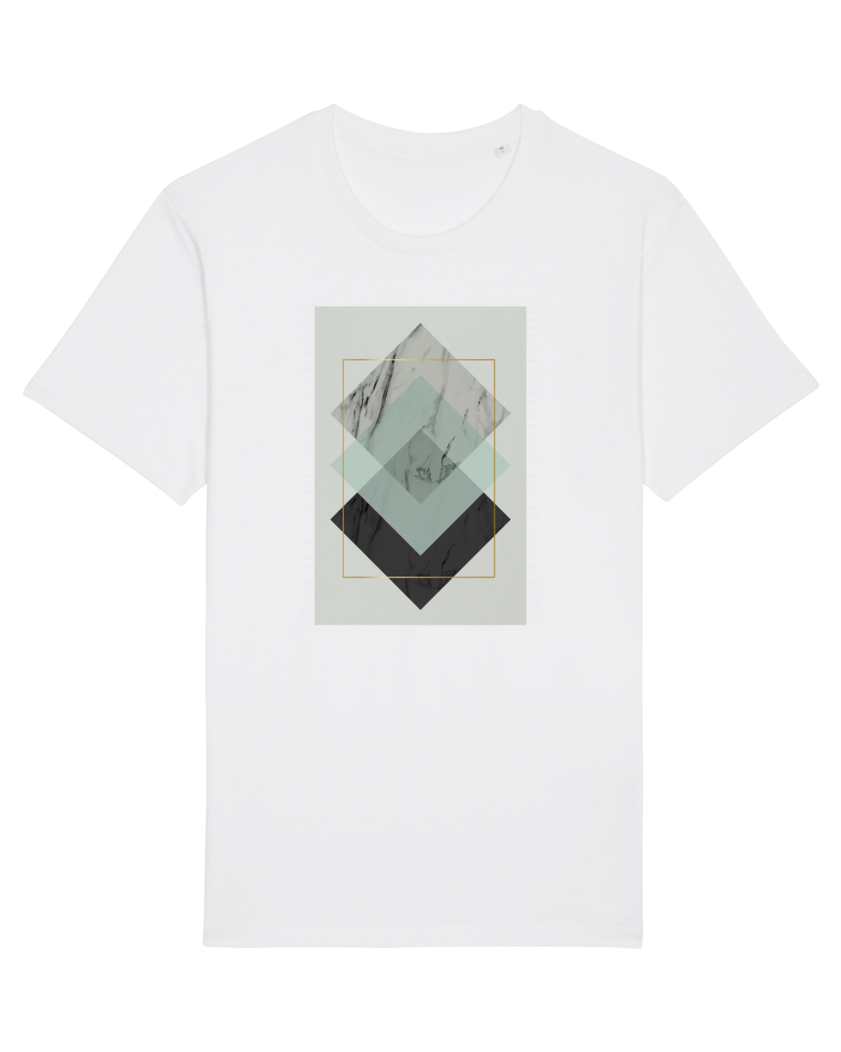 Tricou mânecă scurtă Unisex Rocker White