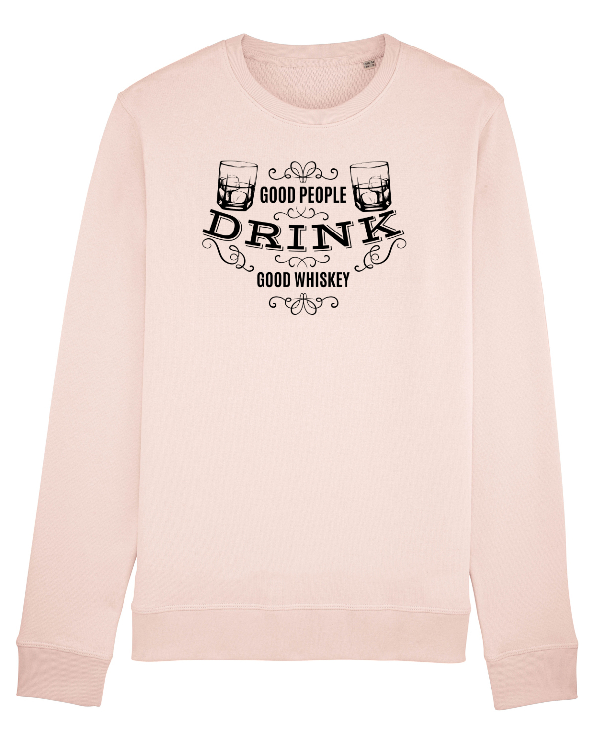 Bluză mânecă lungă Unisex Rise Candy Pink