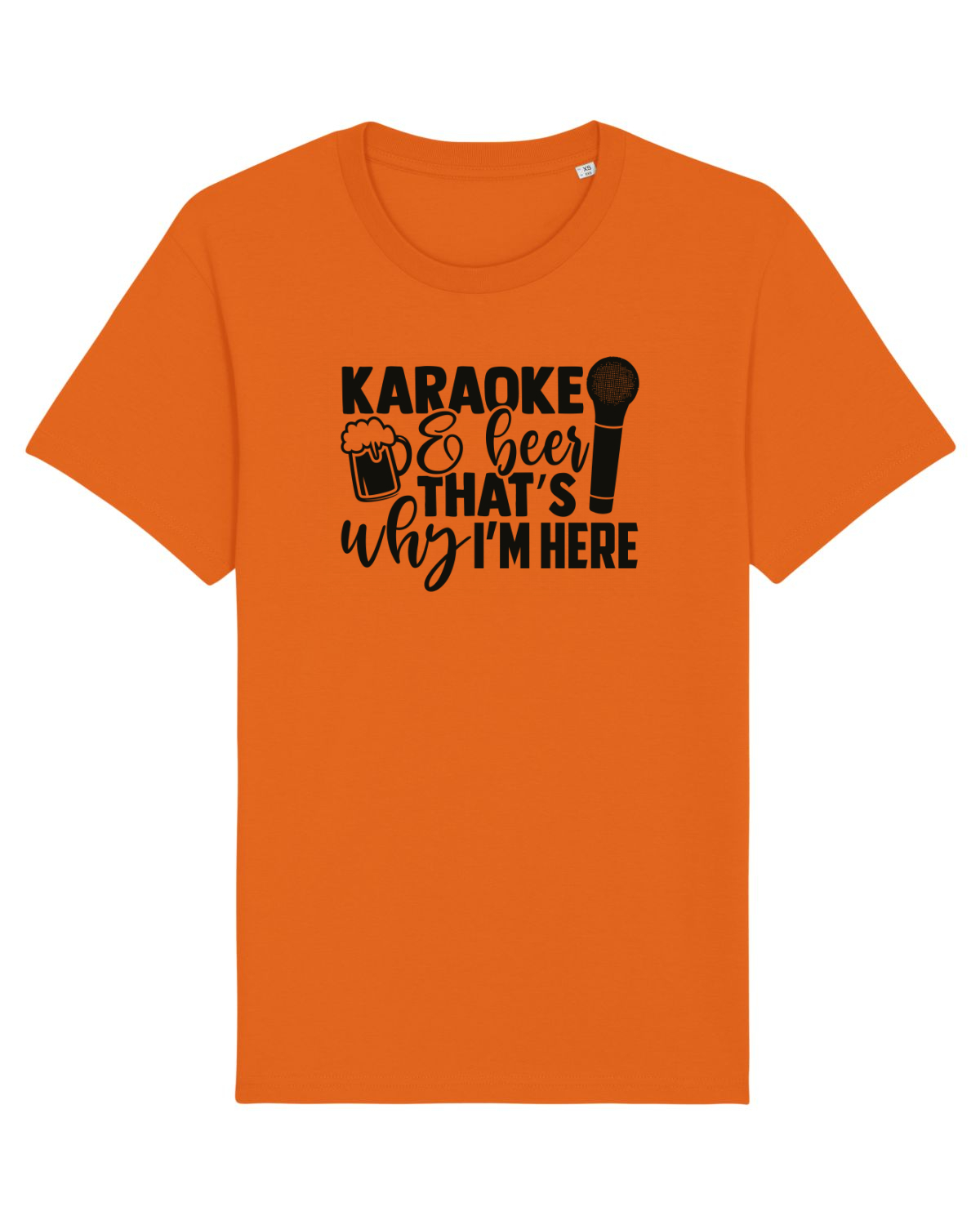Tricou mânecă scurtă Unisex Rocker Bright Orange
