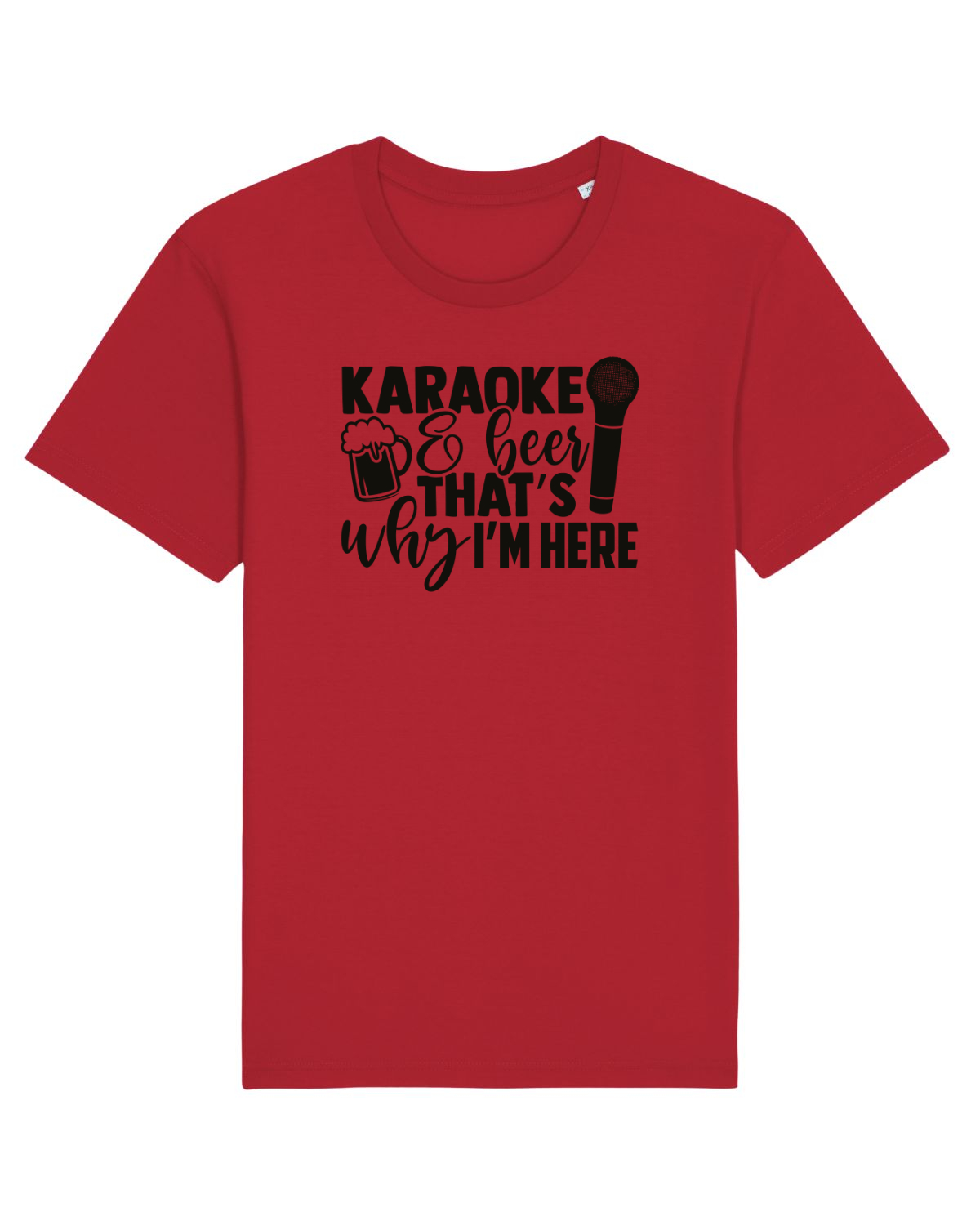 Tricou mânecă scurtă Unisex Rocker Red
