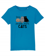 Less People More Cats Tricou mânecă scurtă  Copii Mini Creator