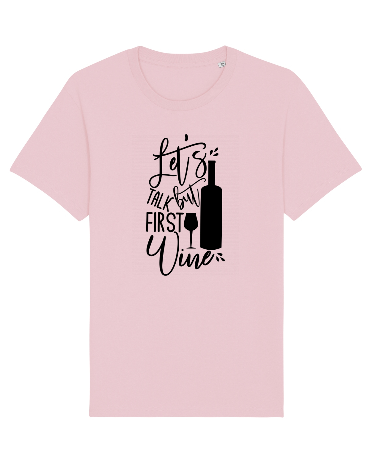Tricou mânecă scurtă Unisex Rocker Cotton Pink