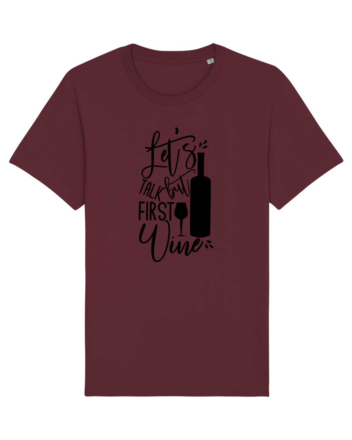 Tricou mânecă scurtă Unisex Rocker Burgundy