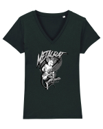 Metal Rat - Sobolanul de Metal Tricou mânecă scurtă guler V Damă Evoker