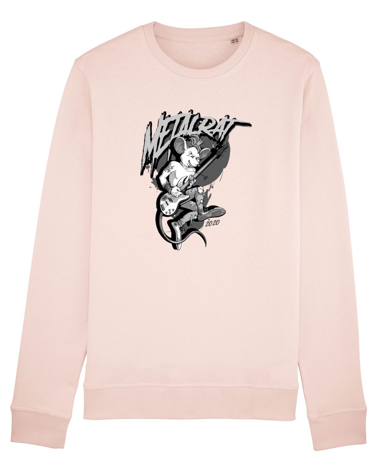 Bluză mânecă lungă Unisex Rise Candy Pink