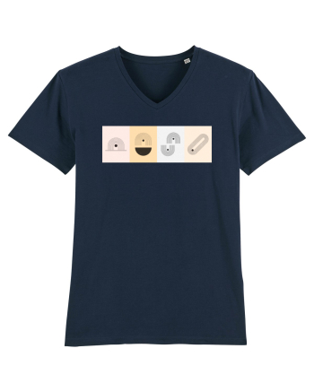 Lines And Dots French Navy