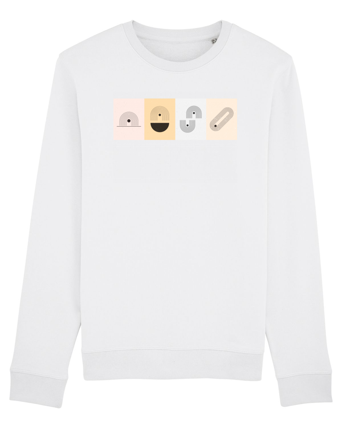 Bluză mânecă lungă Unisex Rise White