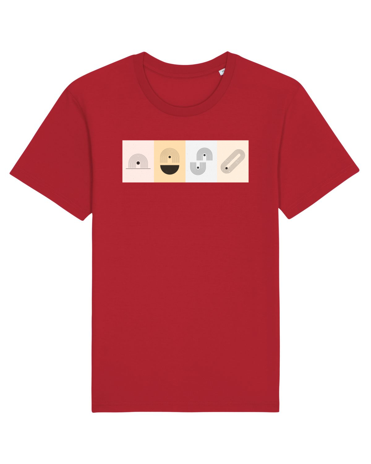 Tricou mânecă scurtă Unisex Rocker Red