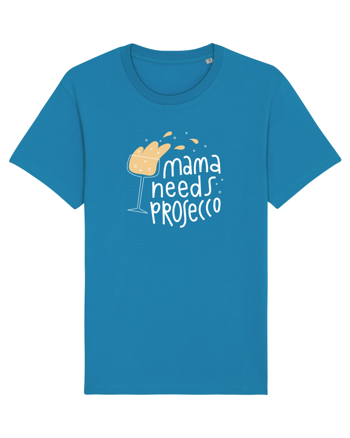 Tricou mânecă scurtă Unisex Rocker Azur