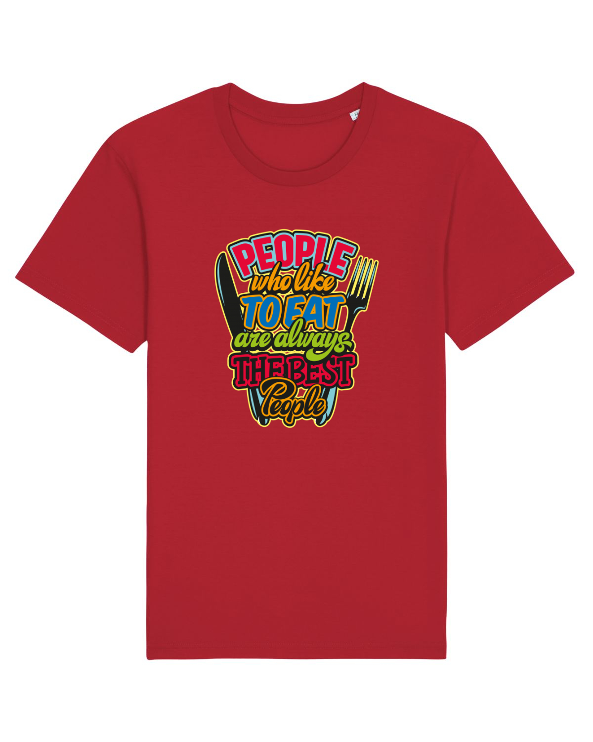 Tricou mânecă scurtă Unisex Rocker Red