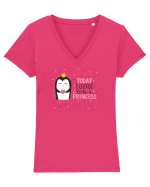 Today I Choose To Be A Princess Tricou mânecă scurtă guler V Damă Evoker