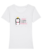 Today I Choose To Be A Princess Tricou mânecă scurtă guler larg fitted Damă Expresser