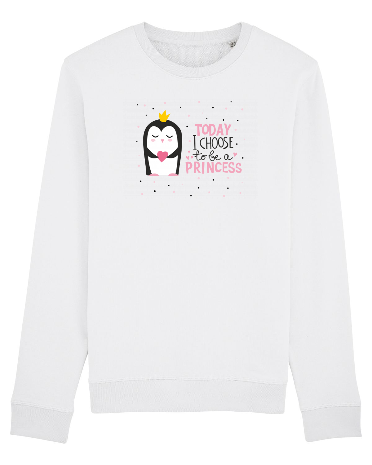 Bluză mânecă lungă Unisex Rise White