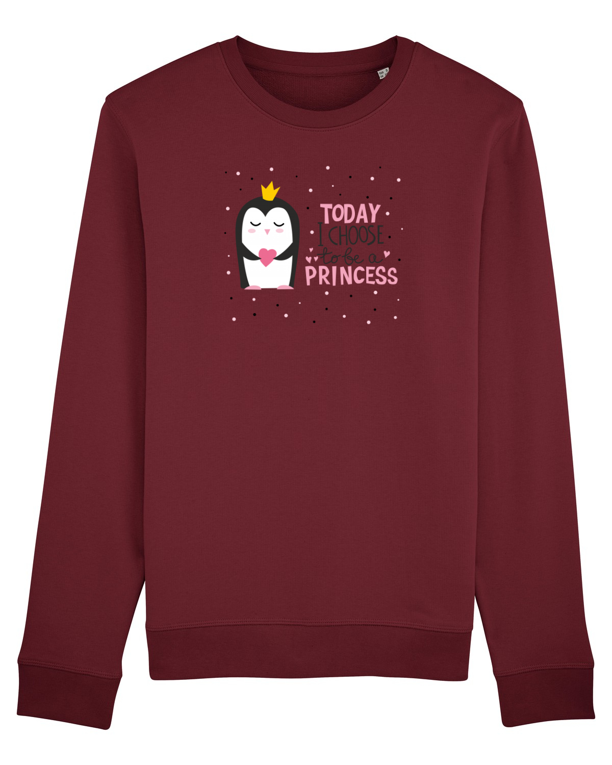 Bluză mânecă lungă Unisex Rise Burgundy