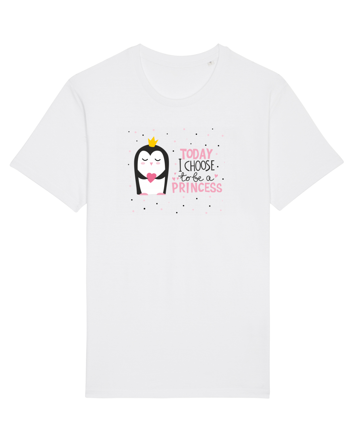 Tricou mânecă scurtă Unisex Rocker White