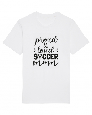 Proud And Loud Soccer Mom White