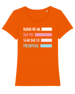 Presupun Tricou mânecă scurtă guler larg fitted Damă Expresser